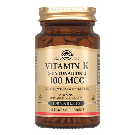 Фото Солгар Витамин К1, таблетки 100 мкг, 100 шт.