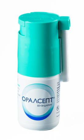 Фото Оралсепт, спрей 0.255 мг/доза, 30 мл