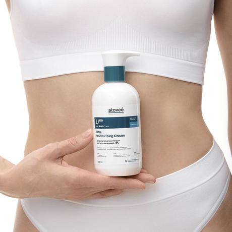 Фото Atovee Ultra, крем увлажняющий (мочевина 10%), 300 мл