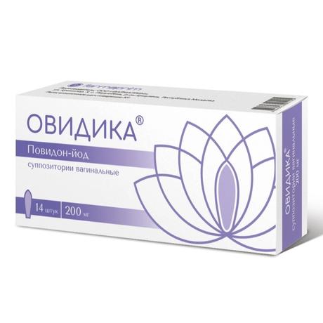 Фото Овидика, суппозитории вагинальные 200 мг, 14 шт.