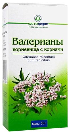 Фото Валерианы корневища с корнями (Фитофарм), 50 г