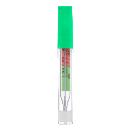 Фото Термометр безртутный Импэкс Мед с термометрической жидкостью, стекло в футляре, 1 шт.