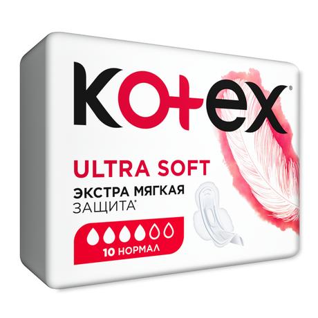 Фото Kotex Ультра Софт Нормал, прокладки, 10 шт.