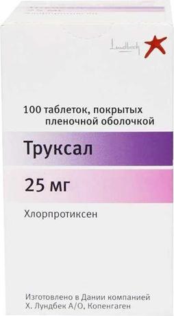 Фото Труксал, таблетки 25 мг, 100 шт.