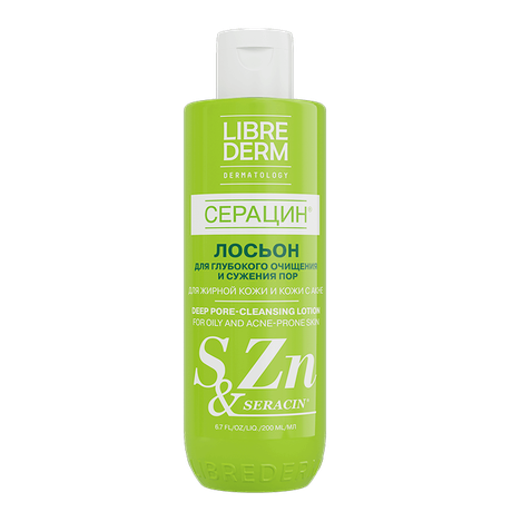 Фото Librederm Серацин, лосьон для глубокого очищения пор 200 мл