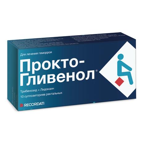 Фото Прокто-гливенол, суппозитории ректальные, 10 шт.