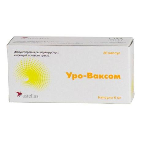 Фото Уро-Ваксом, капсулы 6 мг, 30 шт.