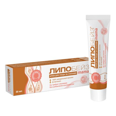 Фото Липобейз Мама крем для ухода за сосками туба 30 мл, 1 шт.