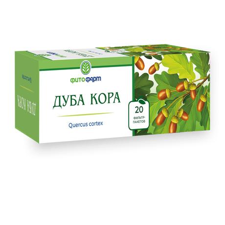 Фото Дуба кора, пакетики 1,5 г, 20 шт.