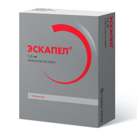 Фото Эскапел, таблетки 1.5 мг, 1 шт.