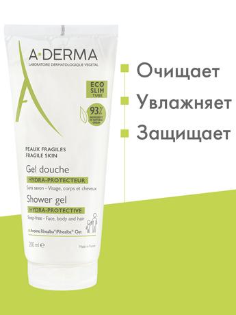 Фото A-Derma гель для очищения тела, увлажняющий, 200 мл