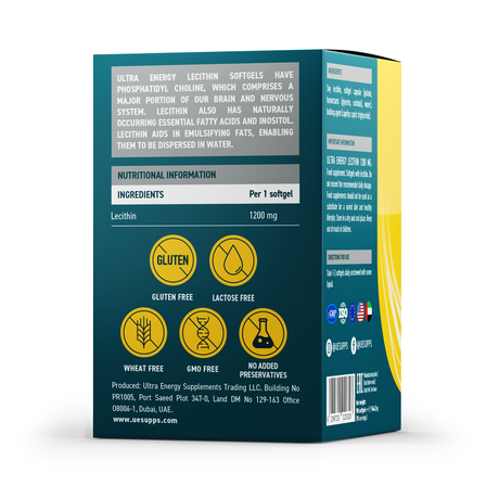 Фото UESUPPS Ультра Энерджи Лецитин, капсулы, 90 шт.
