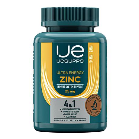 Фото UESUPPS Ультра Энерджи Цинк, капсулы, 60 шт.