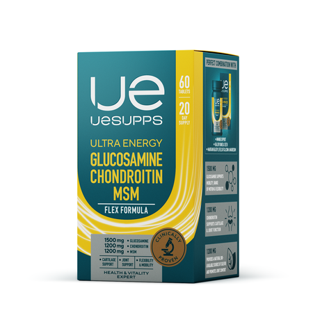 Фото UESUPPS Ультра Энерджи Глюкозамин Хондроитин МСМ, таблетки, 60 шт.