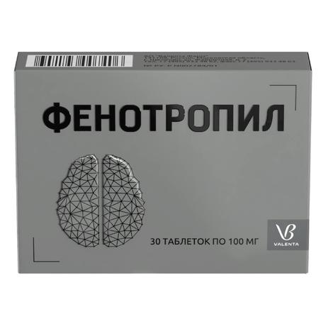Фото Фенотропил, таблетки 100 мг, 30 шт.