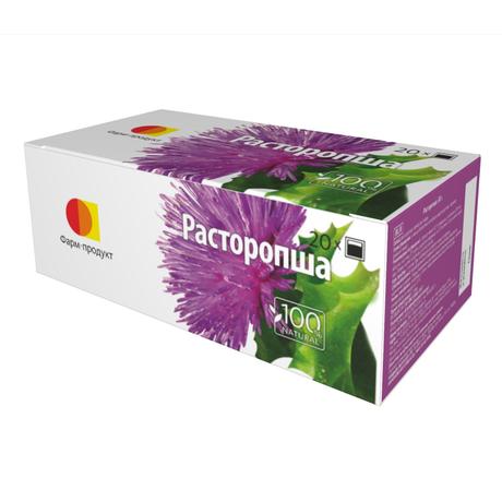 Фото Расторопша фиточай, фильтр-пакеты 1.5 г, 20 шт.