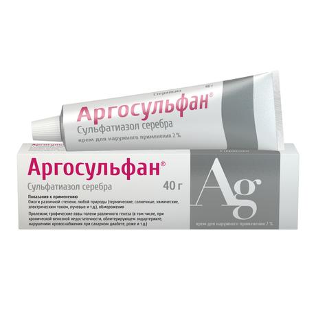 Фото Аргосульфан, крем 2%, 40 г
