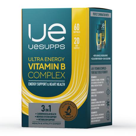 Фото UESUPPS Ультра Энерджи Витамин B Комплекс, капсулы, 60 шт.