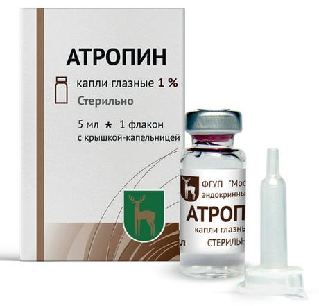 Фото Атропин, капли глазные 1%, 5 мл
