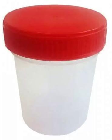 Фото Контейнер полимерный стерильный с крышкой, 60 мл