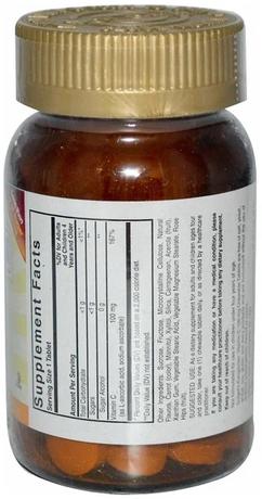 Фото Солгар Кангавитес с витамином С (апельсин), таблетки 100 мг, 90 шт.