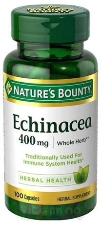 Фото Nature'S Bounty Эхинацея натуральная, капсулы 400 мг, 10 шт.
