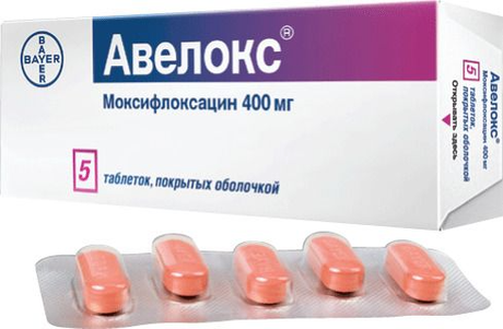 Фото Авелокс, таблетки покрытые пленочной оболочкой 400 мг, 5 шт.