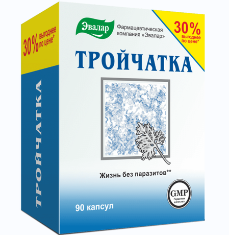 Фото Эвалар Тройчатка, капсулы, 90 шт.