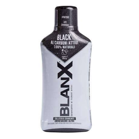 Фото Blanx Black Charcoal, ополаскиватель для полости рта с углем отбеливающий, 500 мл