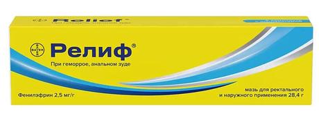 Фото Релиф, мазь ректальная 28.4 г