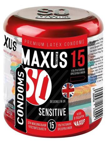 Фото Maxus Sensitive презервативы ультратонк 15 шт.
