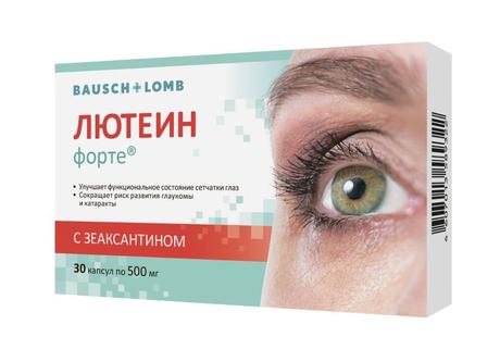 Фото Лютеин форте, капсулы 0,5 г, 30 шт.