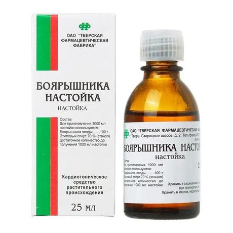 Фото Боярышник, настойка, флакон-капельница, 25 мл, 1 шт.