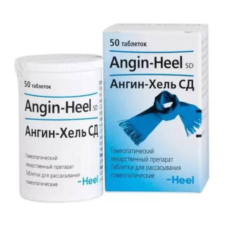 Фото Ангин-Хель СД, таблетки для рассасывания, 50 шт.