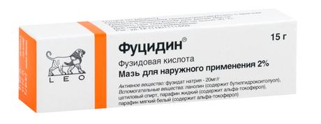 Фото Фуцидин, мазь 2%, 15 г