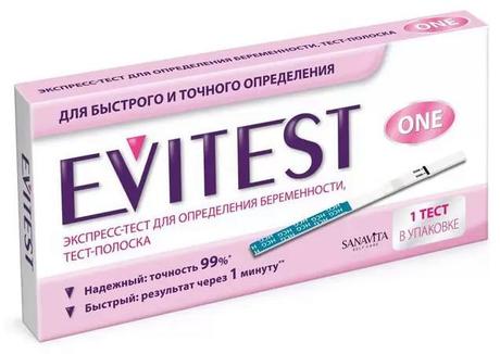 Фото Тест на беременность EviTest, 1 шт.