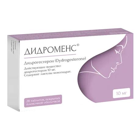 Фото Дидроменс, таблетки в плёночной оболочке 10 мг, 28 шт.