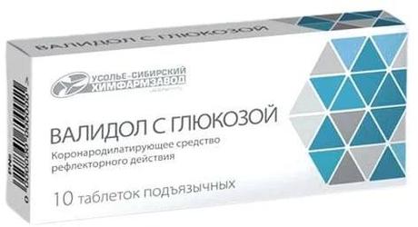 Фото Валидол с глюкозой, таблетки, 10 шт.