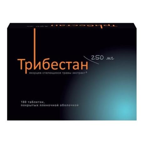 Фото Трибестан, таблетки покрыт. плен. об. 250 мг, 180 шт.