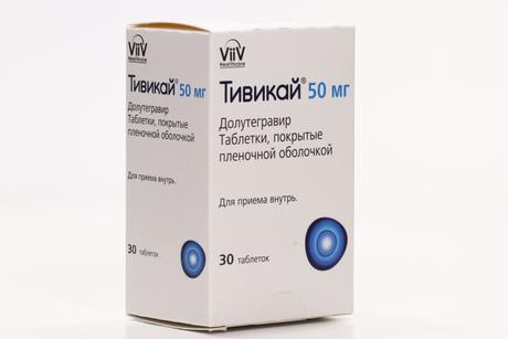 Фото Тивикай, таблетки в плёночной оболочке 50 мг, 30 шт.
