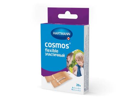 Фото Хартманн Cosmos Flexible, пластырь эластичный, набор (2 размер), 20 шт.