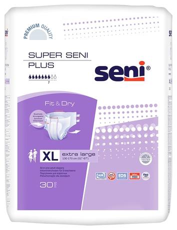 Фото Seni Super Plus, подгузники для взрослых (XL), 30 шт.