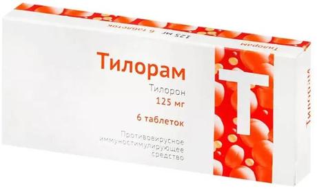 Фото Тилорам, таблетки покрыт. плен. об. 125 мг, 6 шт.