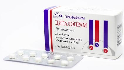 Фото Циталопрам таблетки, покрытые пленочной оболочкой 10 мг, 30 шт.