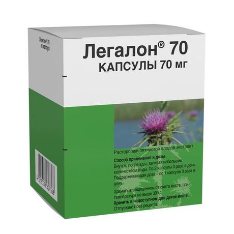 Фото Легалон 70, капсулы 70 мг, 60 шт.