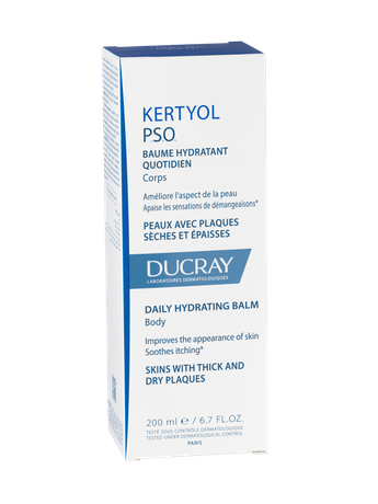 Фото Ducray Kertyol Pso, бальзам увлажняющий для тела, 200 мл