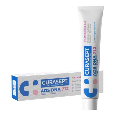 Фото Curasept ADS DNA 712 зубная паста (хлоргексидин 0,12%), 75 мл