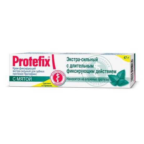 Фото Протефикс Экстра-сильный, крем для фиксации зубных протезов (мята), 40 г