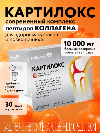 Фото Картилокс, порошок, саше-пакет, 30 шт.