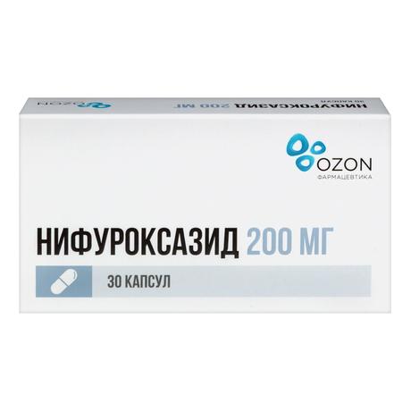 Фото Нифуроксазид, капсулы 200 мг (Озон), 30 шт.
